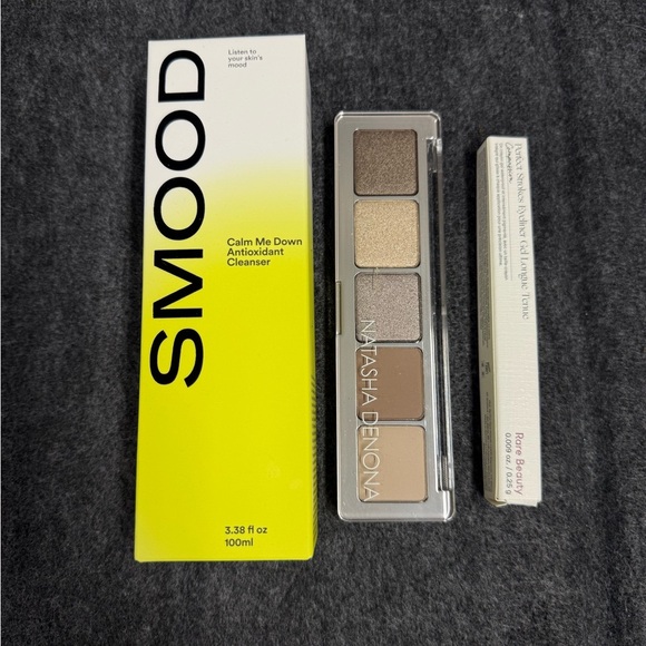 Accessories - Natasha Denona Eyeshadow Palette, Smood Cleanser Set & Rate Beauty Eyeliner Gel